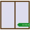 Ціноутворення Вікна 1400x1350 мм REHAU SYNEGO MD WALNUT з двох сторін. Ціна: ₴15,041.50