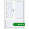 Ціноутворення Вікна 1000x1400 мм REHAU Euro 70 Білий (RAL 9016) з двох сторін. Ціна: ₴9,500.23