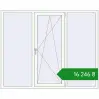 Ціноутворення Вікна 1890x1530 мм REHAU Euro 70 Білий (RAL 9016) з двох сторін. Ціна: ₴16,246.11