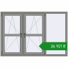 Ціноутворення Вікна 1800x1200 мм Altest Pony 375 RAL 9007 Grey aluminium з двох сторін. Ціна: ₴26,920.75