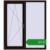 Ціноутворення Вікна 1300x1500 мм REHAU Euro 70. Ціна: €311.23