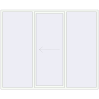 Ціноутворення Розсувні терасні двері 2700x2200 мм REHAU Euro 60 (Похило-зсувні) Білий (RAL 9016) з двох сторін