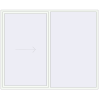 Ціноутворення Розсувні терасні двері 2740x2200 мм REHAU SYNEGO SLIDE Білий (RAL 9016) з двох сторін