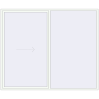 Ціноутворення Розсувні терасні двері 3000x2500 мм REHAU GENEO HST Білий (RAL 9016) з двох сторін