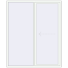 Ціноутворення Розсувні терасні двері 1800x2200 мм REHAU SYNEGO (Похило-зсувні) Білий (RAL 9016) з двох сторін
