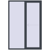 Ціноутворення Розсувні терасні двері 1500x2200 мм REHAU SYNEGO SLIDE ANTHRACITE_GREY_STRUKTURAL з двох сторін