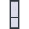 Ціноутворення Балконні двері 800x2300 мм REHAU Euro 70 ANTHRACITE_GREY_STRUKTURAL ззовні