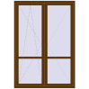 Ціноутворення Балконні двері 1500x2150 мм REHAU Euro 70 WALNUT ззовні