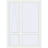 Ціноутворення Балконні двері 1500x2100 мм REHAU SYNEGO MD Білий (RAL 9016) з двох сторін