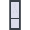 Ціноутворення Балконні двері 800x2100 мм REHAU SYNEGO MD ANTHRACITE_GREY_STRUKTURAL з двох сторін