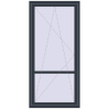 Ціноутворення Балконні двері 1000x2100 мм REHAU SYNEGO MD ANTHRACITE_GREY_STRUKTURAL з двох сторін