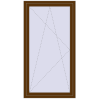 Ціноутворення Балконні двері 1030x1930 мм REHAU Euro 60 WALNUT з двох сторін