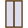 Ціноутворення Балконні двері 1400x2200 мм REHAU Euro 70 WALNUT ззовні