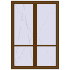 Ціноутворення Балконні двері 1500x2150 мм REHAU Euro 70 WALNUT ззовні