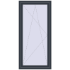 Ціноутворення Балконні двері 900x1900 мм REHAU Euro 60 ANTHRACITE_GREY_STRUKTURAL з двох сторін