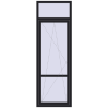 Ціноутворення Балконні двері 800x2400 мм REHAU SYNEGO MD BLACK_ULTI-MATT з двох сторін