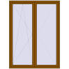 Ціноутворення Балконні двері 1600x2200 мм REHAU Euro 60 GOLDEN OAK з двох сторін