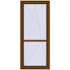 Ціноутворення Балконні двері 920x2140 мм REHAU Euro 70 WALNUT з двох сторін