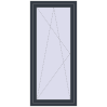 Ціноутворення Балконні двері 800x1800 мм REHAU Euro 60 ANTHRACITE_GREY_STRUKTURAL з двох сторін