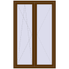 Ціноутворення Балконні двері 1250x2000 мм REHAU Euro 60 WALNUT з двох сторін