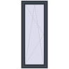 Ціноутворення Балконні двері 740x1890 мм REHAU Euro 60 ANTHRACITE_GREY_STRUKTURAL з двох сторін