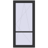 Ціноутворення Балконні двері 950x2050 мм REHAU Euro 60 ANTHRACITE_GREY_GLATT з двох сторін