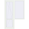 Ціноутворення Балконні двері 1450x2100 мм REHAU SYNEGO MD Білий (RAL 9016) з двох сторін