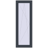 Ціноутворення Балконні двері 700x2000 мм REHAU Euro 60 ANTHRACITE_GREY_STRUKTURAL з двох сторін