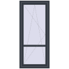 Ціноутворення Балконні двері 800x1800 мм REHAU Euro 60 ANTHRACITE_GREY_STRUKTURAL з двох сторін