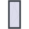 Ціноутворення Балконні двері 850x2030 мм REHAU Euro 60 ANTHRACITE_GREY_STRUKTURAL з двох сторін