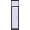 Ціноутворення Балконні двері 700x2500 мм REHAU SYNEGO MD ANTHRACITE_GREY_STRUKTURAL ззовні