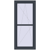 Ціноутворення Балконні двері 790x1800 мм REHAU Euro 60 ANTHRACITE_GREY_STRUKTURAL з двох сторін