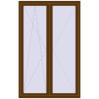 Ціноутворення Балконні двері 1400x2200 мм REHAU Euro 70 WALNUT ззовні