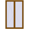 Ціноутворення Балконні двері 1400x2200 мм REHAU Euro 70 GOLDEN OAK ззовні