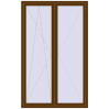 Ціноутворення Балконні двері 1500x2400 мм REHAU Euro 60 WALNUT з двох сторін
