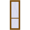 Ціноутворення Балконні двері 800x2300 мм REHAU Euro 70 GOLDEN OAK ззовні