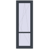 Ціноутворення Балконні двері 700x2000 мм REHAU Euro 60 ANTHRACITE_GREY_STRUKTURAL з двох сторін