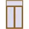Ціноутворення Балконні двері 1500x2500 мм REHAU Euro 70 LIGHT_OAK з двох сторін