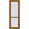Ціноутворення Балконні двері 800x2200 мм REHAU Euro 70 GOLDEN OAK ззовні
