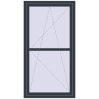 Ціноутворення Балконні двері 1010x1900 мм REHAU Euro 60 ANTHRACITE_GREY_STRUKTURAL з двох сторін