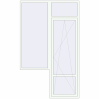 Ціноутворення Балконні двері 1700x2800 мм REHAU SYNEGO MD Білий (RAL 9016) з двох сторін