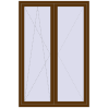 Ціноутворення Балконні двері 1400x2100 мм REHAU Euro 70 WALNUT з двох сторін