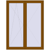 Ціноутворення Балконні двері 1600x2100 мм REHAU Euro 60 GOLDEN OAK ззовні
