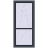 Ціноутворення Балконні двері 900x2000 мм REHAU Euro 70 ANTHRACITE_GREY_STRUKTURAL з двох сторін
