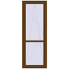 Ціноутворення Балконні двері 800x2200 мм REHAU Euro 70 WALNUT ззовні