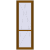 Ціноутворення Балконні двері 800x2300 мм REHAU Euro 70 GOLDEN OAK ззовні