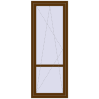 Ціноутворення Балконні двері 800x2100 мм REHAU Euro 70 WALNUT з двох сторін