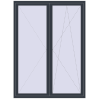 Ціноутворення Балконні двері 1700x2300 мм REHAU SYNEGO MD ANTHRACITE_GREY_STRUKTURAL з двох сторін