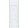 Ціноутворення Балконні двері 866x2625 мм REHAU Euro 70 Білий (RAL 9016) з двох сторін