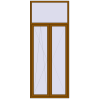 Ціноутворення Балконні двері 1200x3000 мм REHAU Euro 70 GOLDEN OAK з двох сторін